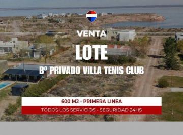 Terreno · 600m² · Venta Lote Villa Tenis Club, Primera Linea
