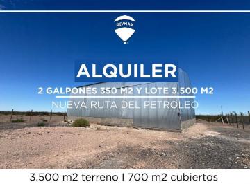 Bodega-Galpón · 640m² · Alquiler Galpones Nueva Ruta del Petroleo Neuquen
