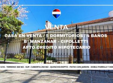 Casa · 250m² · 7 Ambientes · 1 Cochera · Venta Casa Cipolletti