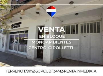 Departamento · 134m² · 1 Ambiente · Venta 3 Monoambientes con Renta - Cipolletti
