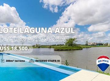 Terreno · 300m² · Lote en Venta en Barrio Laguna Azul con Escritura