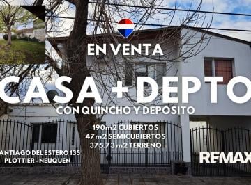 Casa · 190m² · 6 Ambientes · Casa 2 Dorm + Depto 2 Dorm - B° Los Canales, Plottier