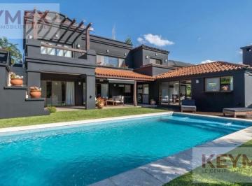 Casa · 312m² · 5 Ambientes · 4 Cocheras · Casa - La Alameda Venta Nordelta 4 Dorm. Pileta Galería Parrilla Escriturada Apto Crédito