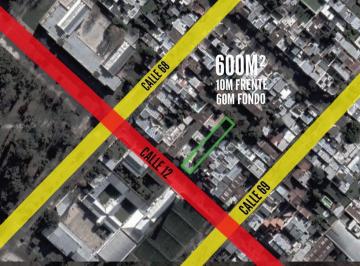 Terreno · 180m² · 4 Ambientes · 1 Cochera · Terreno en Venta - Casa y Depto - 600 m² - La Plata