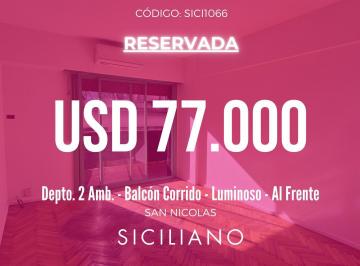 Departamento · 42m² · 2 Ambientes · Departamento en San Nicolás