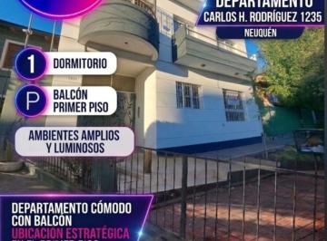 Departamento de 2 ambientes, Neuquén · Alquiler | 1 Dormitorio + Balcón Al Frente | Sin Expensas | Carlos H. Rodríguez 1235 - Neuquén
