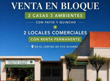 Casa · 208m² · 5 Ambientes · 1 Cochera · Venta Bloque 2 Casas 2 Locales Francisco Alvarez