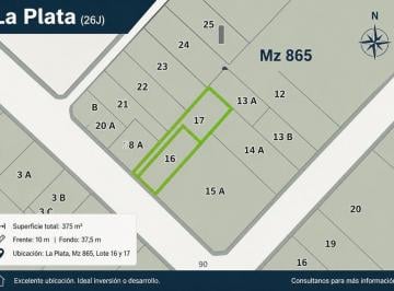 Terreno · 180m² · Lote en Venta La Plata Ideal Desarrollo