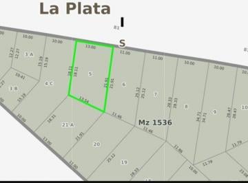 Terreno · 260m² · Lote de 260 m en Venta La Plata