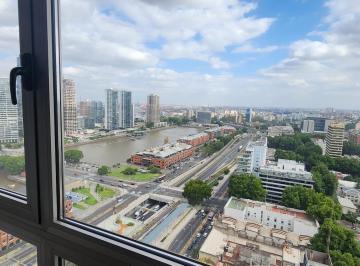Departamento · 41m² · 1 Ambiente · Oportunidad de Inversión en Puerto Madero | Studio con Vista Panorámica Al Río | Quartier Urbano