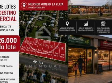 Terreno · 600m² · Lotes Comerciales de 600 m² con Escritura Inmediata y Financiación – Melchor Romero