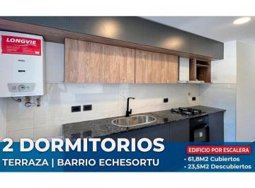 Departamento · 62m² · 3 Ambientes · Departamento en Venta 2 Dorm y Terraza a Estrenar