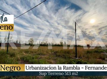 Terreno · 513m² · Venta Terreno Urb. "La Rambla" Fernandez Oro
