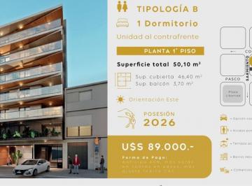 Departamento · 46m² · 2 Ambientes · Venta Departamento un Dormitorio con Balcón