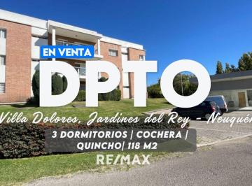 Departamento · 118m² · 4 Ambientes · 1 Cochera · Venta Departamento 3 Dorm. con Cochera