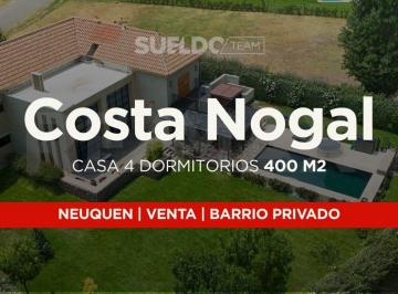 Casa · 401m² · 6 Ambientes · 1 Cochera · Venta Casa 4 Dorm. - B° Privado Costa Nogal