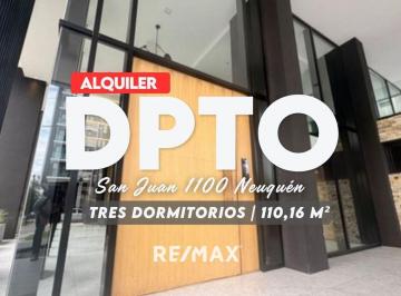 Departamento · 110m² · 4 Ambientes · Alquiler Departamento 3 Dorm. Edificio Kuref