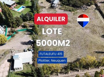 Terreno · 5000m² · Alquiler Lote 5000 m² Futaleufu 425 Plottier