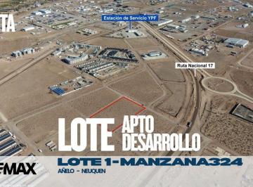 Terreno · 6268m² · Venta Lote 1 en Añelo Apto Desarrollo Ruta 17
