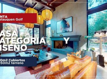 Casa · 390m² · 5 Ambientes · 2 Cocheras · Exclusiva Residencia de Montaña en Arelauquen Golf
