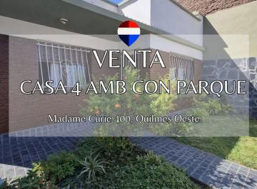 Casa · 155m² · 4 Ambientes · 3 Cocheras · Venta Casa 4 Ambientes Parque Quilmes