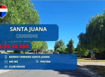 Terreno · 683m² · Lote en Venta Barrio Santa Juana Canning