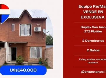 Casa · 124m² · 3 Ambientes · 1 Cochera · Venta Duplex San Juan 272 Plottier