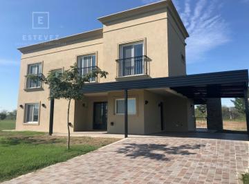 Casa · 170m² · 5 Ambientes · 4 Cocheras · Casa en Alquiler, 3 Dorm., Pileta. Barrio Cerrado San Matías, Escobar
