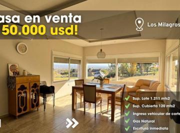 Casa de 2 ambientes, Santa Rosa de Calamuchita · Casa en Venta en Los Milagros