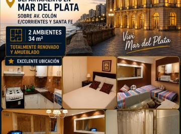 Departamento de 2 ambientes, Mar del Plata · Oportunidad Venta Depto 2 Ambientes Impecable Renovado