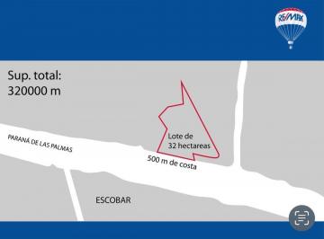 Terreno · 320000m² · Venta 32 Ha Islas Parana de Las Palmas