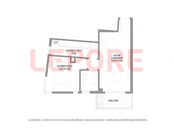 Departamento 2 Ambientes | Boedo