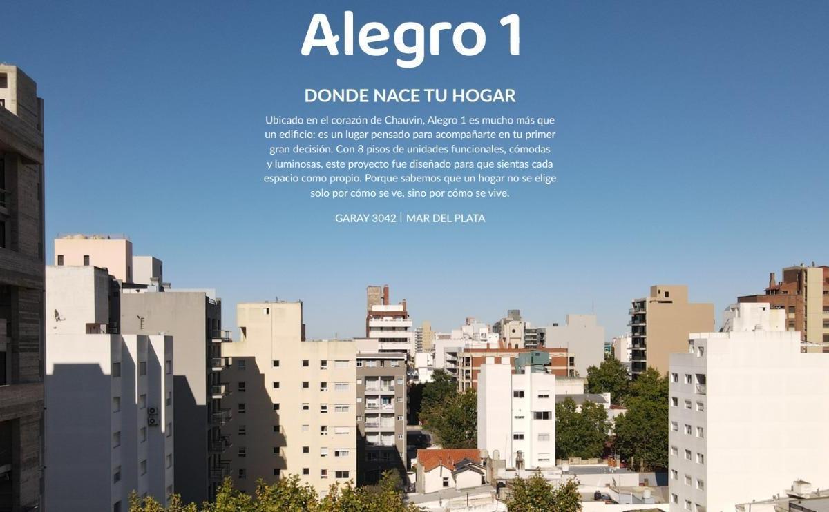 Edificio Alegro 1 en pozo, 2 amb, 49m², Chauvín, con cochera