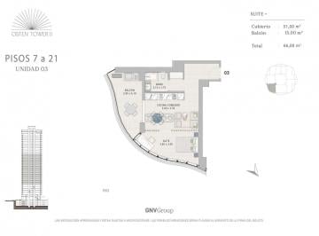 Departamento · 51m² · 2 Ambientes · Departamento en Venta en Puerto Madero, Capital Federal, Buenos Aires