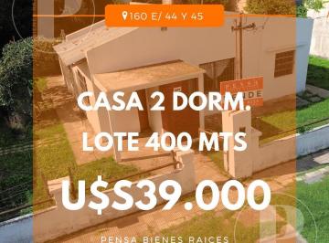 Casa · 80m² · 6 Ambientes · 3 Cocheras · Casa a Refaccionar de 2 Dorm. Sobre Lote 400 m