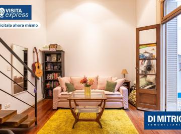 Living Comedor · Parque Patricios PH 3 Amb con Patio Cubierto