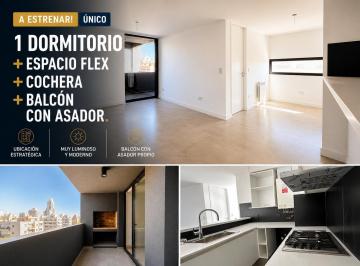 Departamento · 73m² · 2 Ambientes · 1 Cochera · Departamento C/ Cochera 1 Dormi Mas Espacio Flex a Estrenar General Paz, Casanova 5!