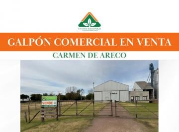 Bodega-Galpón , Carmen de Areco · En Venta Galpón Comercial con Oficinas en Ruta 51 Carmen de Areco