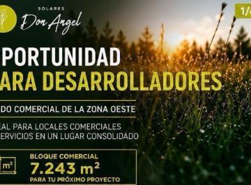 Terreno · 7243m² · Centro Comercial en Solares de Don Angel