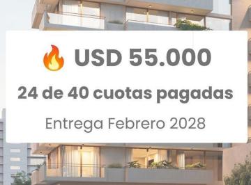 Departamento · 34m² · 1 Ambiente · Nest Towers Oportunidad 24 Cuotas Integradas Usd 55.000