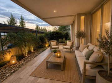 Departamento · 56m² · 2 Ambientes · 1 Cochera · Venta y Alquiler - Departamento 2 Ambientes con Jardín - La Balconada