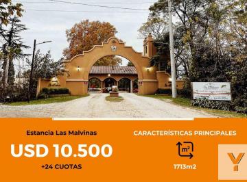 Terreno · 1713m² · Terreno en Venta - 1.713 m² - Estancia Las Malvinas, Coronel Brandsen [financiado]