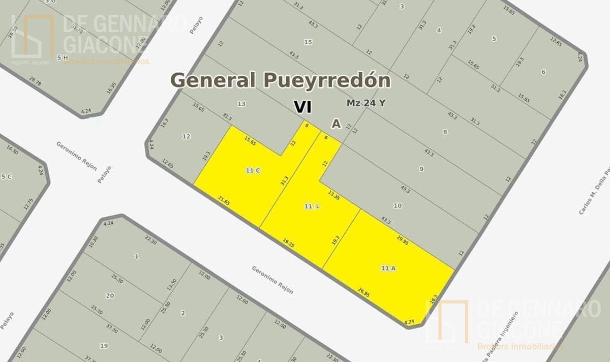 Terreno en López de Gomara de 1262m²