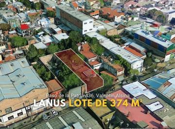 Terreno · 374m² · Venta de Lote 374 m² Valentin Alsina - Lanus