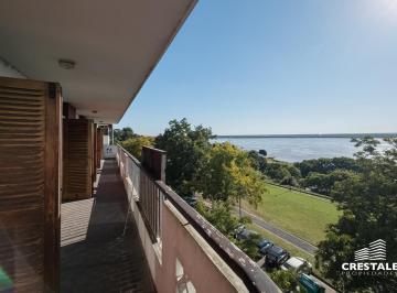Departamento · 94m² · 5 Ambientes · Venta / Permuta - Departamento 3 Dorm. con Vista Al Río y Balcón Corrido - Martin, Rosario.