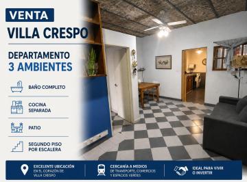 Departamento · 44m² · 3 Ambientes · Venta Departamento 3 Ambientes Villa Crespo