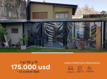 Casa · 280m² · 4 Ambientes · Casa en Venta - 3 Dorm. 3 Baños - 550 m² - La Plata [financiada]