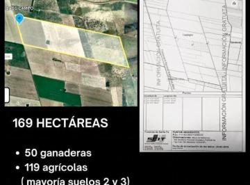 Campo · 1690000m² · 1 Ambiente · Campo en Casalegno, Dpto San Jerónimo, 169 Ha