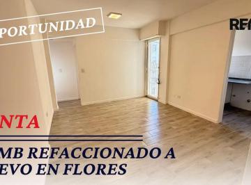 Departamento · 35m² · 2 Ambientes · 2 Amb Refaccionado a Nuevo en Flores - Venta