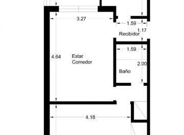 Departamento de 2 ambientes, Floresta · Alquiler Dos Ambientes Al Frente, con Patio.